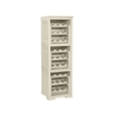 SCAFFALE PORTABOTTIGLIE 27 BOTTIGLIE ANGORA 40X42.5X125 CM – CANTINETTA A VISTA VERTICALE PER CUCINA E ZONA PRANZO