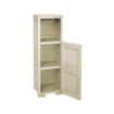 MOBILE 2 MODULI ANGORA 40X43X125 CM CON ANTE FINITURA LEGNO E 1 MODULO SCAFFALE – CONTENITORE VERTICALE ORGANIZZAZIONE CASA PER ZONA LIVING