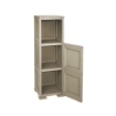 MOBILE CONTENITORE SOGGIORNO 3 MODULI TALPA 40X43X125 CM CON ANTA EFFETTO LEGNO E VANI A GIORNO – MOBILE PORTAOGGETTI PER INGRESSO E ZONA LIVING