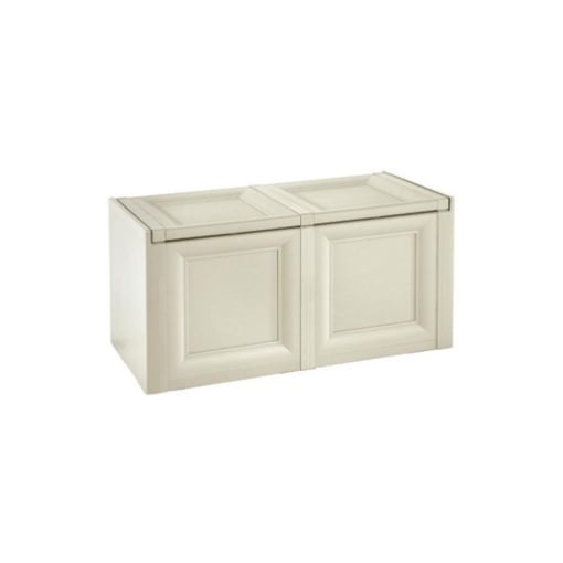 BAULE CONTENITORE DA ESTERNO ANGORA 86X40X42 CM – CASSAPANCA COMPATTA SALVASPAZIO PER BALCONE E TERRAZZO