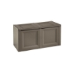 BAULE CONTENITORE DA ESTERNO WENGÉ 86X40X42 CM – CASSAPANCA COMPATTA SALVASPAZIO PER BALCONE E TERRAZZO