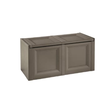 BAULE CONTENITORE DA ESTERNO WENGÉ 86X40X42 CM – CASSAPANCA COMPATTA SALVASPAZIO PER BALCONE E TERRAZZO