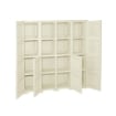 ARMADIO 4 ANTE ANGORA 157X43X164 CM CON 4 RIPIANI – MOBILE ALTO CONTENITORE PER ORGANIZZAZIONE CASA E ZONA GIORNO