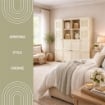 ARMADIO 4 ANTE ANGORA 157X43X164 CM CON 4 RIPIANI – MOBILE ALTO CONTENITORE PER ORGANIZZAZIONE CASA E ZONA GIORNO