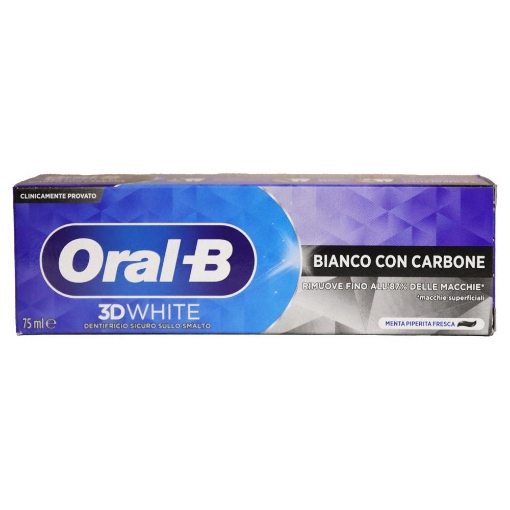 DENT ORAL B 3D WHITE 75ML NEW BIANCO CON CARBONE