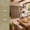 ARMADIO 3 ANTE WENGÉ 118X43X164 CM CON PUNTALI E VANO PORTASCOPE – MOBILE ALTO ORGANIZZAZIONE CASA PER INGRESSO E BALCONE COPERTO