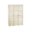 ARMADIO 3 ANTE ANGORA 118X43X164 CM CON PUNTALI E VANO PORTASCOPE – MOBILE ALTO ORGANIZZAZIONE CASA PER INGRESSO E BALCONE