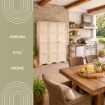 ARMADIO 3 ANTE ANGORA 118X43X164 CM CON PUNTALI E VANO PORTASCOPE – MOBILE ALTO ORGANIZZAZIONE CASA PER INGRESSO E BALCONE