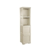 MOBILE 2 MODULI ANGORA 40X43X164 CM CON ANTE FINITURA LEGNO E 2 MODULI SCAFFALE – CONTENITORE VERTICALE MULTIUSO PER ORGANIZZAZIONE CASA