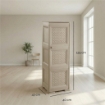 MOBILE 3 MODULI TALPA 40X43X125 CM CON ANTE TRAFORATE – CONTENITORE VERTICALE ORGANIZZAZIONE CASA PER INGRESSO E ZONA GIORNO