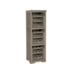 SCAFFALE PORTABOTTIGLIE 27 BOTTIGLIE WENGÉ 40X42,5X125 CM – CANTINETTA A VISTA 3 MODULI PER CUCINA E ZONA PRANZO