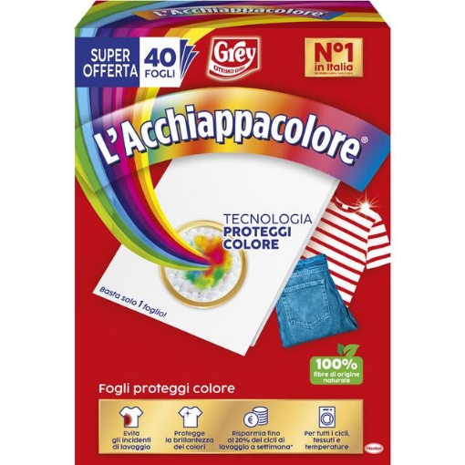 GREY L'ACCHIAPPACOLORE PROTEGGI COLORE 40 FOGLI 