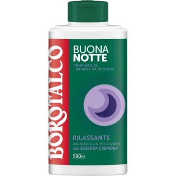 BOROTALCO BUONANOTTE BAGNODOCCIA RILASSANTE PROFUMO LAVANDO MUSCHIATA 500ML