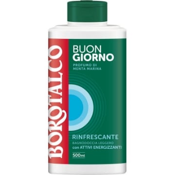 BOROTALCO BUONGIORNO BAGNODOCCIA RINFRESCANTE PROFUMO MENTA MARINA 500ML