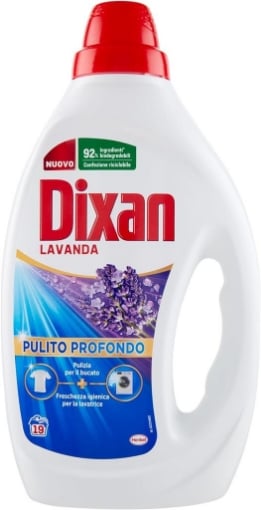 DIXAN DETERSIVO LIQUIDO PER LAVATRICE BUCATO 19 LAVAGGI - LAVANDA