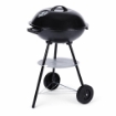 BARBECUE A CARBONE CON RUOTE MANIGLIE E PIANO APPOGGIO COLORE NERO 44X70 CM 