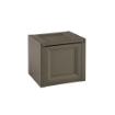 BAULE 1 MODULO WENGÉ 47X40X42 CM – CONTENITORE COMPATTO SALVASPAZIO PER BALCONE, VERANDA E AMBIENTI ESTERNI
