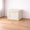 BAULE 1 MODULO ANGORA 47X40X42 CM – CONTENITORE COMPATTO PER BALCONE COPERTO, TERRAZZO E ORGANIZZAZIONE ESTERNI