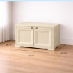 ARMADIO BASSO ANGORA 79X43X46 CM CON ANTA EFFETTO LEGNO – MOBILE COMPATTO PER ZONA LIVING E ORGANIZZAZIONE SPAZI
