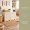 ARMADIO BASSO ANGORA 79X43X46 CM CON ANTA EFFETTO LEGNO – MOBILE COMPATTO PER ZONA LIVING E ORGANIZZAZIONE SPAZI