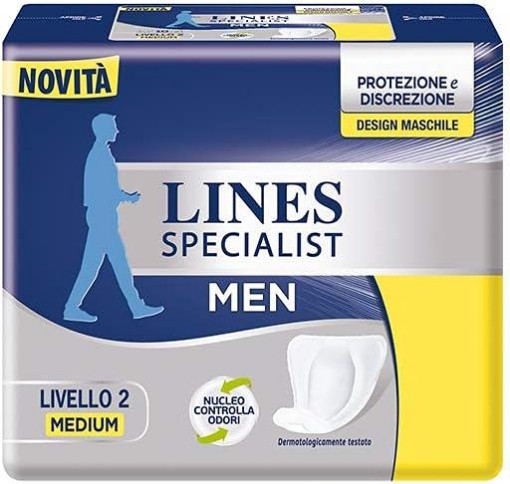 ASSORBENTI LINES SPECIALIST MEN LIVELLO 2 MEDIUM - 14PZ