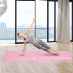 TAPPETINO DA GINNASTICA PIEGHEVOLE, MATERASSINO FITNESS SPESSO 5 CM E ANTISCIVOLO, 180X60X5 CM, ROSA