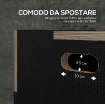 BOX JUMP PLIOMETRICO A 3 ALTEZZE IN LEGNO ANTISCIVOLO 40,5X35,5X30,5H CM NERO