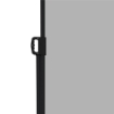 TENDA LATERALE RETRATTILE 400X160 CM CON MANIGLIA IN METALLO ALLUMINIO E POLIESTERE GRIGIO CHIARO