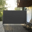 FRANGIVISTA DA GIARDINO ESTENSIBILE 3X1.8M POLIESTERE ANTI UV E ALLUMINIO GRIGIO