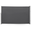 FRANGIVISTA DA GIARDINO ESTENSIBILE 3X1.8M POLIESTERE ANTI UV E ALLUMINIO GRIGIO