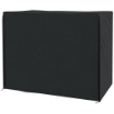 COPERTURA PER DONDOLO DA GIARDINO 3 POSTI IMPERMEABILE E ANTI UV 220X125X172 CM NERO