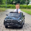 MACCHINA ELETTRICA PER BAMBINI 3-8 ANNI CON TELECOMANDO, FARI E CLACSON, NERO