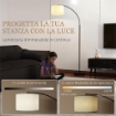 LAMPADA DA TERRA LED REGOLABILE CON TELECOMANDO, 11 TEMPERATURE E 11 LUMINOSITÓ, TIMER 1H, GIREVOLE, NERO