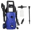 IDROPULITRICE AD ALTA PRESSIONE 1600W CON UGELLO REGOLABILE E KIT PULIZIA 35X28X65 CM BLU E NERO