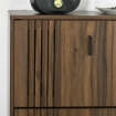 MOBILE SCARPIERA A 3 LIVELLI CON RIPIANI REGOLABILI PER 18 PAIA MAX, IN TRUCIOLATO, 63X24X114 CM