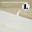 MOBILE BAGNO CON 4 CASSETTI, ARMADIETTO A 2 LIVELLI E MANIGLIE RITAGLIATE, IN LEGNO, 54X29X83 CM, BIANCO