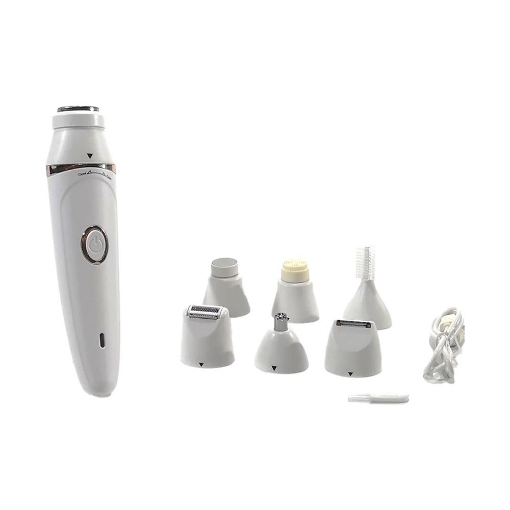SET 7 IN 1 IN PLASTICA RICARICA VELOCE BATTERIA AL LITIO COLORE BIANCO 15HX10 CM OKX
