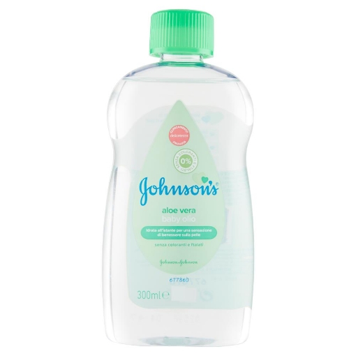 JOHNSON'S BABY OLIO IDRATANTE BAMBINI E NEONATI CON ALOE VERA 300 ML