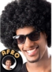 PARRUCCA CARNEVALE AFRO NERA UNISEX TAGLIA UNICA