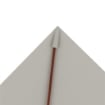 OMBRELLONE RETTANGOLARE INCLINABILE 2X1.5 M CON 6 STECCHE E APERTURA A CORDA IN BAMBÙ E POLIESTERE BEIGE