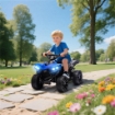 QUAD ELETTRICO PER BAMBINI ATV CON BATTERIA RICARICABILE 6V, FARI LED E MUSICA, ETÓ 3-8 ANNI, BLU