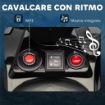 QUAD ELETTRICO PER BAMBINI ATV CON BATTERIA RICARICABILE 6V, FARI LED E MUSICA, ETÓ 3-8 ANNI, BLU