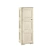 MOBILE MULTIUSO 1 ANTA ANGORA 40X43X125 CM CON 3 MODULI E 3 TASCHE LATERALI – ARMADIO VERTICALE ORGANIZZATORE CON RIPIANI