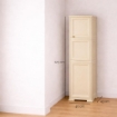 MOBILE MULTIUSO 1 ANTA ANGORA 40X43X125 CM CON 3 MODULI E 3 TASCHE LATERALI – ARMADIO VERTICALE ORGANIZZATORE CON RIPIANI
