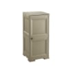 MOBILE MULTIUSO 1 ANTA TALPA 40X43X85,5 CM CON 2 MODULI E 2 TASCHE LATERALI – ARMADIO COMPATTO ORGANIZZATORE CON RIPIANI