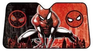 PARASOLE AUTO SPIDERMAN 130X70 CM – PROTEZIONE SOLE PARABREZZA BAMBINI