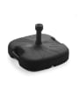 SUPPORTO BASE OMBRELLONE DA GIADINO IN PP 45 X 45 X 16 CM COLORE ANTRACITE