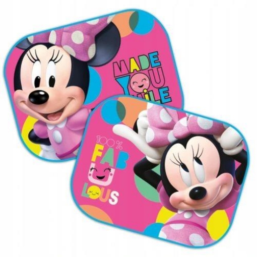 TENDINE PARASOLE AUTO MINNIE 2 PEZZI 44X35 CM – PROTEZIONE SOLE BAMBINI