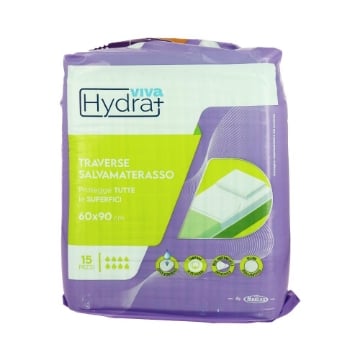 HYDRA VIVA+ TRAVERSA SALVAMATERASSO IPOALLERGENICO 60X90 CM 15PZ