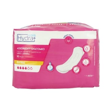 HYDRA VIVA+ ASSORBENTI ANATOMICI EXTRA PER INCONTINENZA LIEVE 10PZ